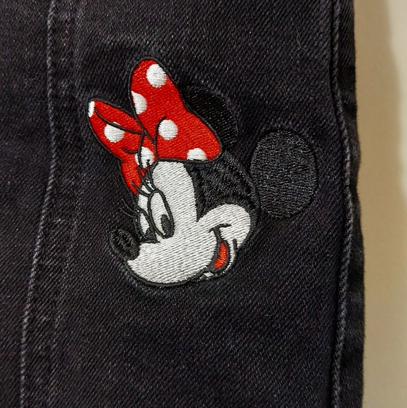 Juniors Button-front Minnie Mouse Denim Mini Skirt, Large (Juniors 14-16) Y2K - Picture 2 of 5